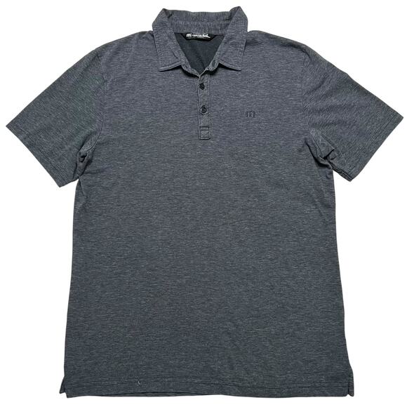 Travis Mathew Men’s Golf Performance Polo in Dark Gray - size L - Picture 1 of 6